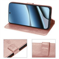 Hülle für Google Pixel 10 Pro XL Handy Tasche Handyhülle Schutzhülle Klapphülle Rosegold