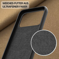 Hülle für Apple iPhone 17 Pro Handyhülle Back Cover Silikon Case Bumper in Schwarz