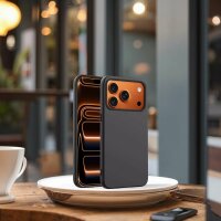 Hülle für Apple iPhone 17 Pro Handyhülle Back Cover Silikon Case Bumper in Schwarz