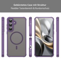 Matte Case Magnetisches für Samsung Galaxy S25 FE Schutzhülle Kratzfest Passgenau in Lila