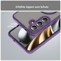 Matte Case Magnetisches für Samsung Galaxy S25 FE Schutzhülle Kratzfest Passgenau in Lila