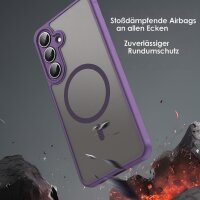 Matte Case Magnetisches für Samsung Galaxy S25 FE Schutzhülle Kratzfest Passgenau in Lila