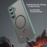 Matte Case Magnetisches für Samsung Galaxy S25 FE Schutzhülle Kratzfest Passgenau in Grün