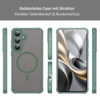 Matte Case Magnetisches für Samsung Galaxy S25 FE Schutzhülle Kratzfest Passgenau in Grün