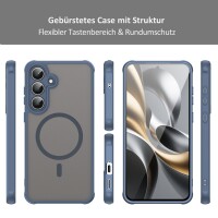 Matte Case Magnetisches für Samsung Galaxy S25 FE Schutzhülle Kratzfest Passgenau in Blau