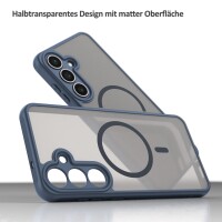 Matte Case Magnetisches für Samsung Galaxy S25 FE Schutzhülle Kratzfest Passgenau in Blau