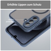 Matte Case Magnetisches für Samsung Galaxy A17 Schutzhülle Kratzfest Passgenau in Blau