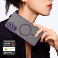 Matte Case Magnetisches für Samsung Galaxy A17 Schutzhülle Kratzfest Passgenau in Lila
