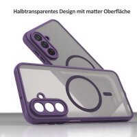 Matte Case Magnetisches für Samsung Galaxy A17 Schutzhülle Kratzfest Passgenau in Lila
