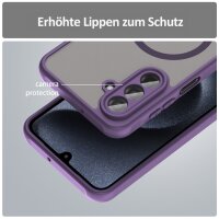 Matte Case Magnetisches für Samsung Galaxy A17 Schutzhülle Kratzfest Passgenau in Lila