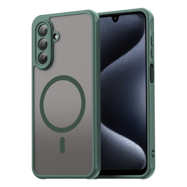 Matte Case Magnetisches für Samsung Galaxy A17 Schutzhülle Kratzfest Passgenau in Grün