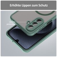 Matte Case Magnetisches für Samsung Galaxy A17 Schutzhülle Kratzfest Passgenau in Grün