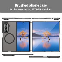 Matte Case Magnetisches für Samsung Galaxy Z Fold 7 Schutzhülle Kratzfest Passgenau in Schwarz