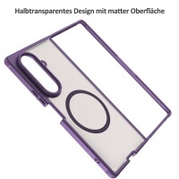 Matte Case Magnetisches für Samsung Galaxy Z Fold 7 Schutzhülle Kratzfest Passgenau in Lila