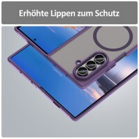 Matte Case Magnetisches für Samsung Galaxy Z Fold 7 Schutzhülle Kratzfest Passgenau in Lila