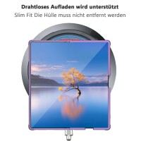 Matte Case Magnetisches für Samsung Galaxy Z Fold 7 Schutzhülle Kratzfest Passgenau in Lila