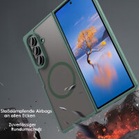 Matte Case Magnetisches für Samsung Galaxy Z Fold 7 Schutzhülle Kratzfest Passgenau in Grün