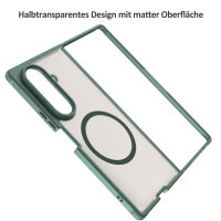 Matte Case Magnetisches für Samsung Galaxy Z Fold 7 Schutzhülle Kratzfest Passgenau in Grün