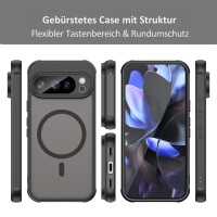 Matte Case Magnetisches für Google Pixel 10 Pro Schutzhülle Kratzfest Passgenau in Schwarz