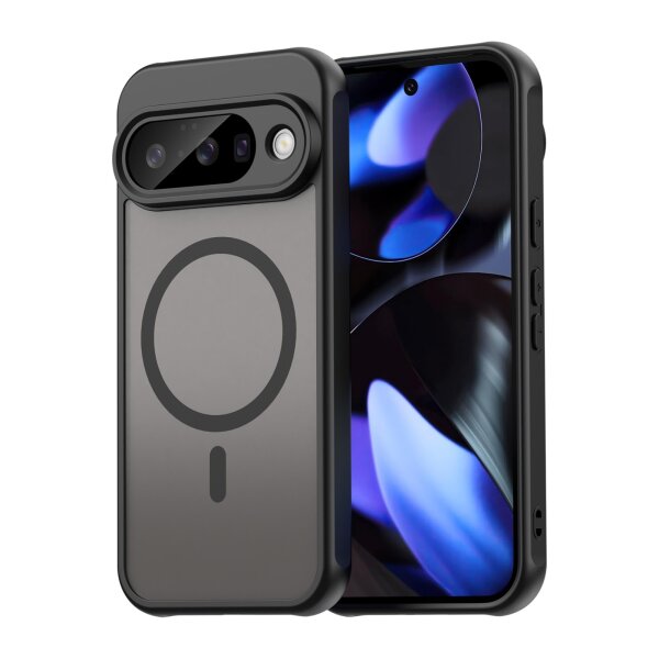 Matte Case Magnetisches für Google Pixel 10 Schutzhülle Kratzfest Passgenau in Schwarz