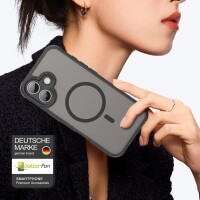 Matte Case Magnetisches für iPhone 17 Schutzhülle Kratzfest Passgenau in Schwarz