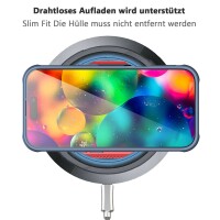 Matte Case Magnetisches für iPhone 17 Schutzhülle Kratzfest Passgenau in Blau