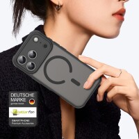 Matte Case Magnetisches für iPhone 17 Pro Max Schutzhülle Kratzfest Passgenau in Schwarz