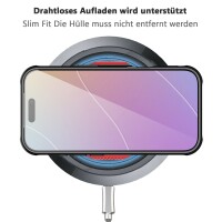 Matte Case Magnetisches für iPhone 17 Pro Max Schutzhülle Kratzfest Passgenau in Schwarz