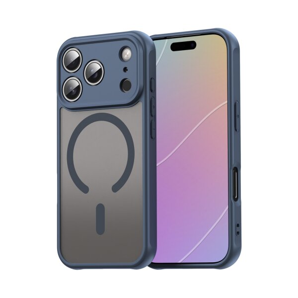Matte Case Magnetisches für iPhone 17 Pro Max Schutzhülle Kratzfest Passgenau in Blau