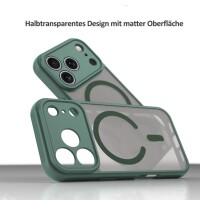 Matte Case Magnetisches für iPhone 17 Pro Max Schutzhülle Kratzfest Passgenau in Grün