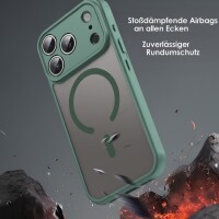 Matte Case Magnetisches für iPhone 17 Pro Max Schutzhülle Kratzfest Passgenau in Grün