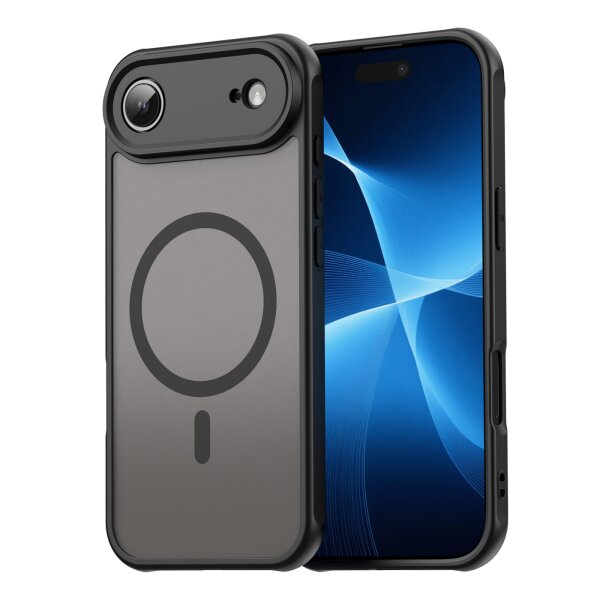 Matte Case Magnetisches für iPhone 17 Air Schutzhülle Kratzfest Passgenau in Schwarz