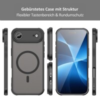 Matte Case Magnetisches für iPhone 17 Air Schutzhülle Kratzfest Passgenau in Schwarz
