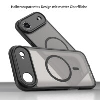 Matte Case Magnetisches für iPhone 17 Air Schutzhülle Kratzfest Passgenau in Schwarz