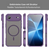 Matte Case Magnetisches für iPhone 17 Air Schutzhülle Kratzfest Passgenau in Lila