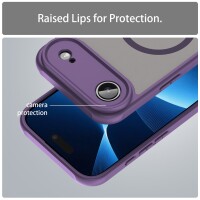 Matte Case Magnetisches für iPhone 17 Air Schutzhülle Kratzfest Passgenau in Lila