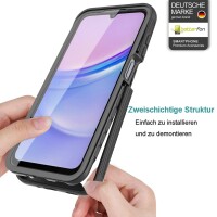 360 Grad Hülle mit eingebautem Displayschutz für Samsung Galaxy A17 Handyhülle Bumper