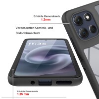 360 Grad Hülle mit eingebautem Displayschutz für Motorola Moto G86 Handyhülle Bumper