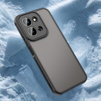 Matte Hülle für Xiaomi Redmi 15C Stoßfest Matt Back Cover in Schwarz