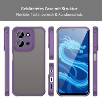 Matte Hülle für Xiaomi Redmi 15C Stoßfest Matt Back Cover in Lila