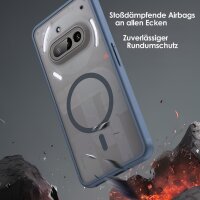 Matte Case Magnetisch Hülle für Nothing Phone 3A Schutzhülle Kratzfest Passgenau in Blau