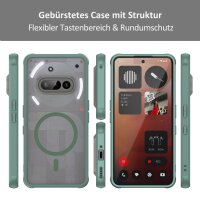 Matte Case Magnetisch Hülle für Nothing Phone 3A Schutzhülle Kratzfest Passgenau in Grün