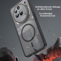 Matte Case Magnetisch Hülle für Nothing Phone 3A Pro Schutzhülle Kratzfest Passgenau in Schwarz
