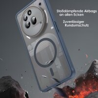 Matte Case Magnetisch Hülle für Nothing Phone 3A Pro Schutzhülle Kratzfest Passgenau in Blau