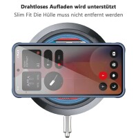 Matte Case Magnetisch Hülle für Nothing Phone 3A Pro Schutzhülle Kratzfest Passgenau in Blau