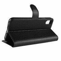 Klapphülle Handyhülle Handy Tasche Wallet Case Schutz Hülle Etui  für Apple iPhone  X/ XS Schwarz