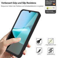 360° Grad Hülle für Xiaomi Redmi 15C Rundum vollschutz Integriertem Displayschutz in Schwarz