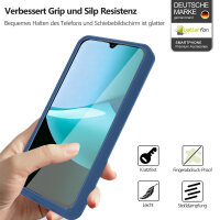 360° Grad Hülle für Xiaomi Redmi 15C Rundum vollschutz Integriertem Displayschutz in Blau