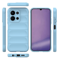 Hülle für Xiaomi Redmi 15c Handyhülle Outdoor Case Back Cover Handy Tasche Bumper in Hellblau