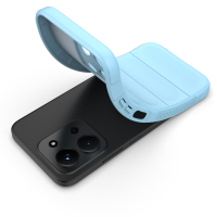 Hülle für Xiaomi Redmi 15c Handyhülle Outdoor Case Back Cover Handy Tasche Bumper in Hellblau